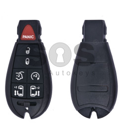 Key Shell (Smart) for Chrysler (Fish) Buttons:6+1 / Blade signature: CY24 / KEYLESS