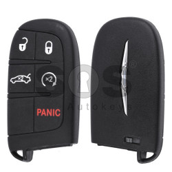 Key Shell (Smart) for Chrysler Buttons:4+1 / Blade signature: SIP22 / CY24 / (With Logo)