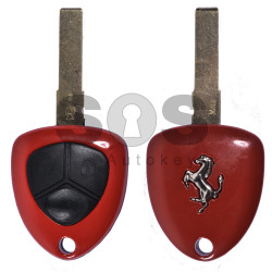 Key Shell (Regular) for Ferrari Buttons:3 / Blade signature: SIP22 / (With Logo)