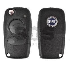 Key Shell (Flip) for Fiat / Lancia / Alfa Romeo Buttons:3 / Blade signature: SIP22 / (With Logo) Old Design