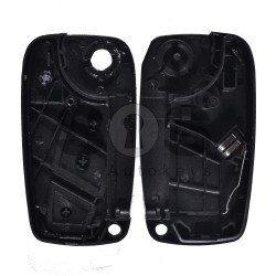 Key Shell (Flip) for Fiat Buttons:3 / Blade signature: SIP22 / (With Logo)