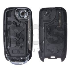 Key Shell (Flip) for Fiat Buttons:3 / Blade signature: SIP22 / (With Logo) / (With Blade)