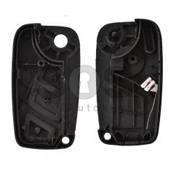 Key Shell (Flip) for Fiat Ducato Buttons:3 / Blade signature: SIP22 / (With Logo)