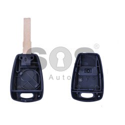 Key Shell (Regular) for Fiat Buttons:1 / Blade signature: SIP22 / (With Logo)