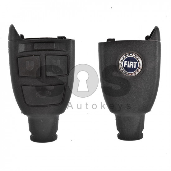 Key Shell (Smart) for Fiat Buttons:3 / Blade: SIP22 / (With Logo)