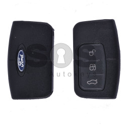 Key Shell (Smart) for Ford Buttons:3 / Blade signature: HU101 / (With Logo)