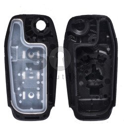 Key Shell (Flip) for Ford Buttons:3 / Blade signature: HU101 / (With Logo) Key Shell (Flip) for Ford Buttons:3 / Blade signature: HU101 / (With Logo)