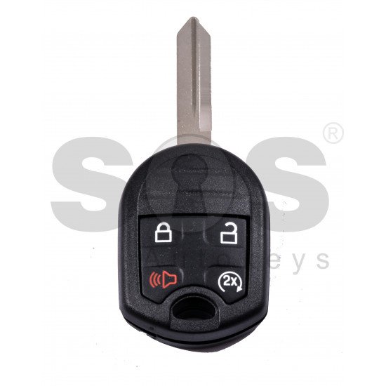 Key Shell (Regular) for Ford Mustang Buttons:3+1 / Blade signature: FO24