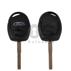Key Shell (Regular) for Ford Buttons:3 / Blade signature: HU101 / (With Logo) Key Shell (Regular) for Ford Buttons:3 / Blade signature: HU101 / (With Logo)