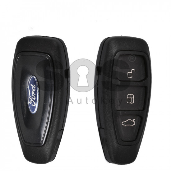 Key Shell (Smart) for Ford Buttons:3 / Blade signature: HU101 / (With Logo)