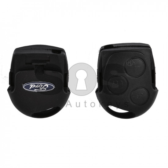 Key Shell (Regular) for Ford Buttons:3 / Blade signature: FO21 / HU101 / (Back Part/Head) / (With Logo)