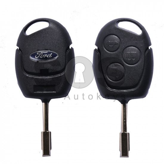 Key Shell (Regular) for Ford Buttons:3 / Blade signature: FO21/ (With Logo)