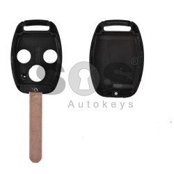 Key Shell (Regular) for Honda Buttons:3 / Blade signature: HON66 / (With Logo) Key Shell (Regular) for Honda Buttons:3 / Blade signature: HON66 / (With Logo)