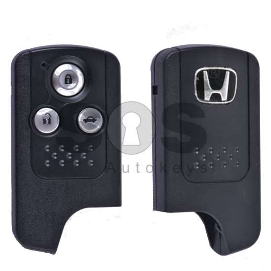 Key Shell (Smart) for Honda Buttons:3 / Blade signature: HON66 / (Old Vision)  / Battery Place / (With Logo)