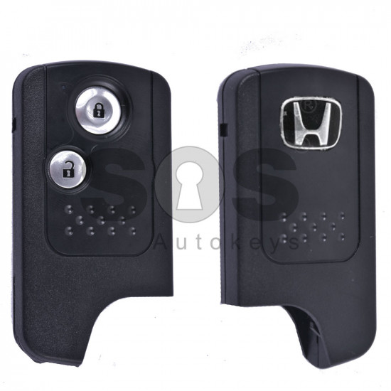 Key Shell (Smart) for Honda Buttons:2 / Blade signature: HON66 / (OLD Vision) / Battery Place / (With Logo)