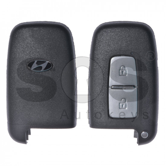 Key Shell (Smart) for Hyundai Buttons:2 / Blade signature: HY22 / (With Logo) / (With Battery Plate)