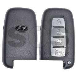 Key Shell (Smart) for Hyundai Buttons:4 / Blade signature: HY22 / (With Logo) / (With Blade)