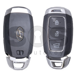 Key Shell (Smart) for Hyundai Buttons:3 / Blade signature: HY22 / (With Logo) / (With Blade)