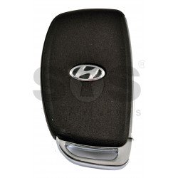 Key Shell (Smart) for Hyundai Buttons:3/ Blade signature: HY22 / (With Logo) / With Blade / (Brown) / With battery Place 