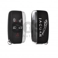 Key Shell (Smart) for Jaguar Buttons:5 / Blade signature: HU101 / (With Logo) / (New)