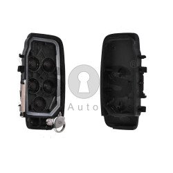 Key Shell (Smart) for Jaguar Buttons:5 / Blade signature: HU101 / (With Logo) / (New) Key Shell (Smart) for Jaguar Buttons:5 / Blade signature: HU101 / (With Logo) / (New)