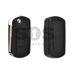 Key Shell (Flip) for LAND ROVER Buttons:3 / Blade signature: HU101 / (With Logo)