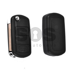 Key Shell (Flip) for LAND ROVER Buttons:3 / Blade signature: HU92 / (With Logo)
