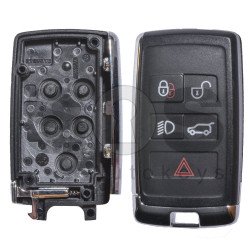 Key Shell (Smart) for Range Rover 2019+ Buttons:4+1 / Blade signature: HU101 / (Place for Logo) / (With Blade) Key Shell (Smart) for Range Rover 2019+ Buttons:4+1 / Blade signature: HU101 / (Place for Logo) / (With Blade)