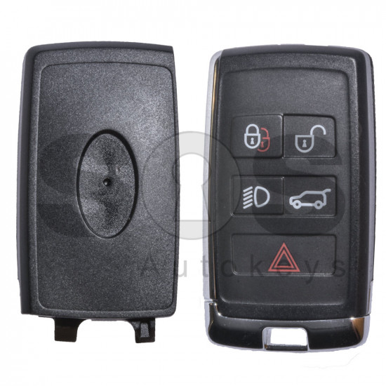 Key Shell (Smart) for Range Rover 2019+ Buttons:4+1 / Blade signature: HU101 / (Place for Logo) / (With Blade)