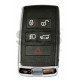 Key Shell (Smart) for Range Rover 2019+ Buttons:4+1 / Blade signature: HU101  / (With Blade)