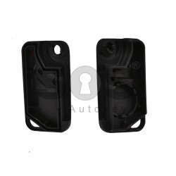 Key Shell (Flip) for Range Rover Buttons:2 / Blade signature: HU58 / (With Logo) Key Shell (Flip) for Range Rover Buttons:2 / Blade signature: HU58 / (With Logo)