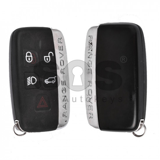 Key Shell (Smart) for Range Rover Buttons:5 / Blade signature: HU101 / (With Logo) / (Keyless Go)
