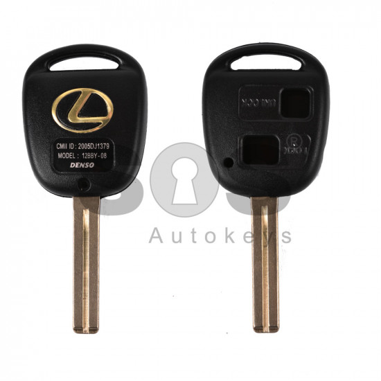 Key Shell (Regular) for Lexus Buttons:3 / Blade signature: TOY48 / (With Logo)