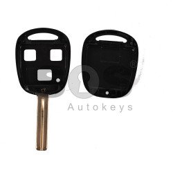 Key Shell (Regular) for Lexus Buttons:3 / Blade signature: TOY40 / (With Logo)