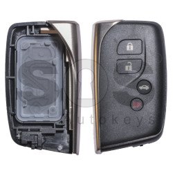 Key Shell (Smart) for Lexus 2018+ Buttons:3+1 / Blade signature: TOY-94 / (With Blade) / (No Logo)