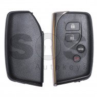 Key Shell (Smart) for Lexus 2018+ Buttons:3+1 / Blade signature: TOY-94 / (With Blade) / (No Logo) Key Shell (Smart) for Lexus 2018+ Buttons:3+1 / Blade signature: TOY-94 / (With Blade) / (No Logo)