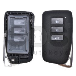Key Shell (Smart) for Lexus Buttons:3 / Blade signature: TOY-94 / (With Blade) / (Place for Logo)