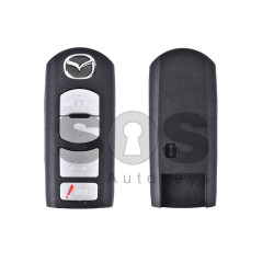 Key Shell (Smart) for Mazda Buttons:4 / Blade signature: MA24R / (Siemens VDO) / (With Logo)