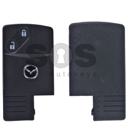 Key Shell (Smart Card) for Mazda Buttons:2 / Blade signature: MA24R / (With Logo)