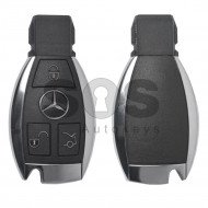 OEM Smart Key (PCB) for Mercedes-Benz Buttons:3 / Frequency:433MHz /  Transponder:NEC Processor / Blade signature:HU64 / Immobiliser System:EZS  (Chrome Key)