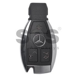 Key Shell (Smart) for Mercedes Buttons:3 / Blade signature: HU64 / (Newest FBS3/FBS4) / (With Logo)