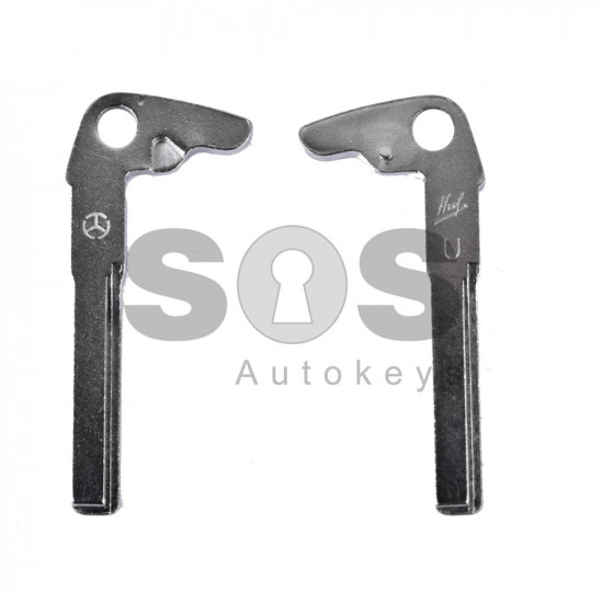 Emergency Smart key for Mercedes Blade signature: HU64 / (Model 02) / Black Fish