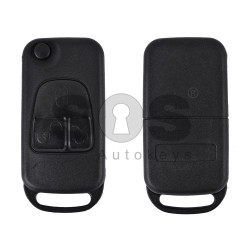 Key Shell (Flip) for Mercedes ML 163 Buttons:3 / Blade signature: HU64
