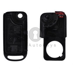Key Shell (Flip) for Mercedes SL 129 Buttons:3 / Blade signature: HU39 / (With Logo) Key Shell (Flip) for Mercedes SL 129 Buttons:3 / Blade signature: HU39 / (With Logo)