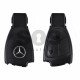 Key Shell (Smart) for Mercedes Buttons:2 / Blade signature: HU64 / (Black Fish-THE BEST QUALITY) / (With Logo)