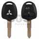 Key Shell (Regular) for Mitsubishi Buttons:3 / Blade signature: MIT7AP / (With Logo)