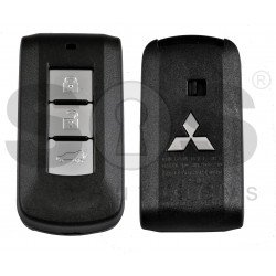 OEM Key Shell (Smart) for MItsubishi OUTLANDER,PAJERO SPORT,MONTEO.L200,PAJERO Buttons:3 / Blade signature: MIT11 / (With Logo)