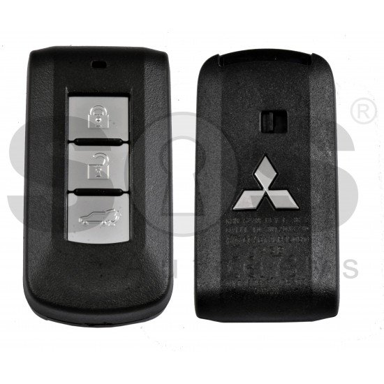 OEM Key Shell (Smart) for MItsubishi OUTLANDER,PAJERO SPORT,MONTEO.L200,PAJERO Buttons:3 / Blade signature: MIT11 / (With Logo)