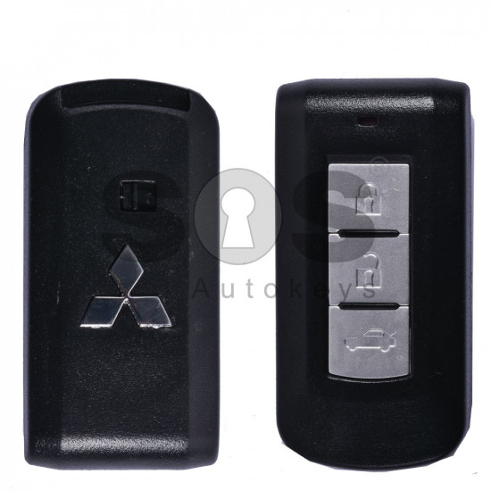 Key Shell (Smart) for MItsubishi Buttons:3 / Blade signature: MIT11 / (With Logo)