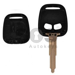 Key Shell (Regular) for Mitsubishi Buttons:2 / Blade signature: MIT11R / (With Logo)
